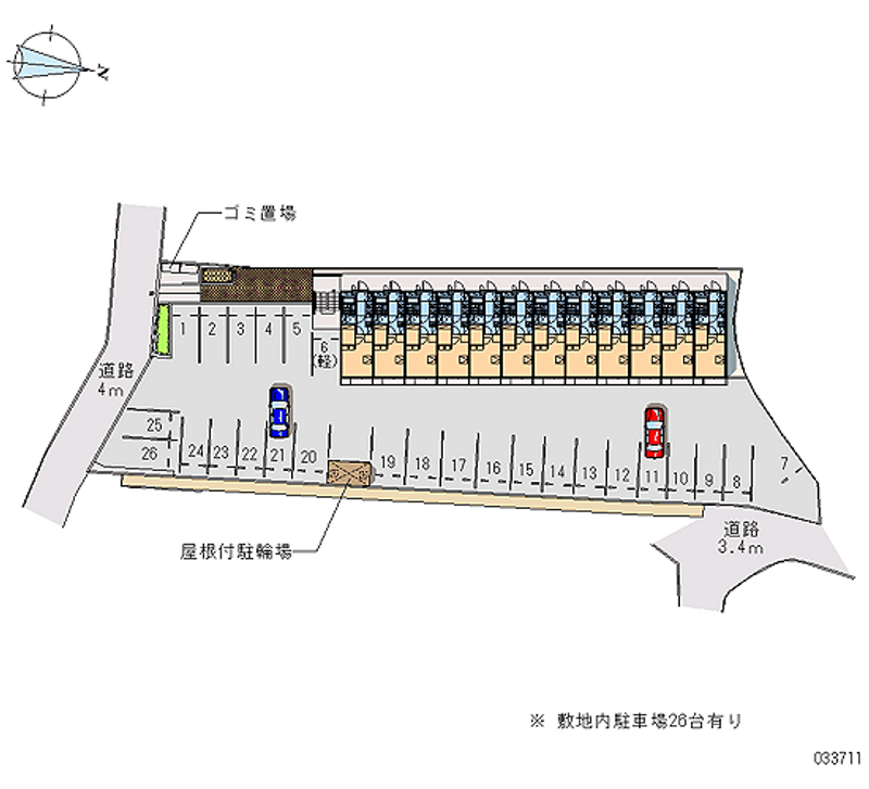 レオパレス有朋 月極駐車場