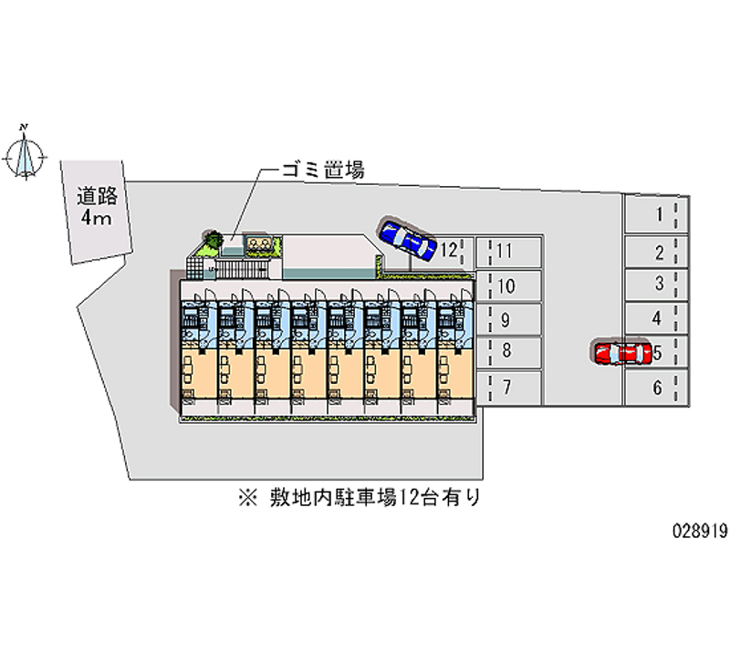 28919 Monthly parking lot