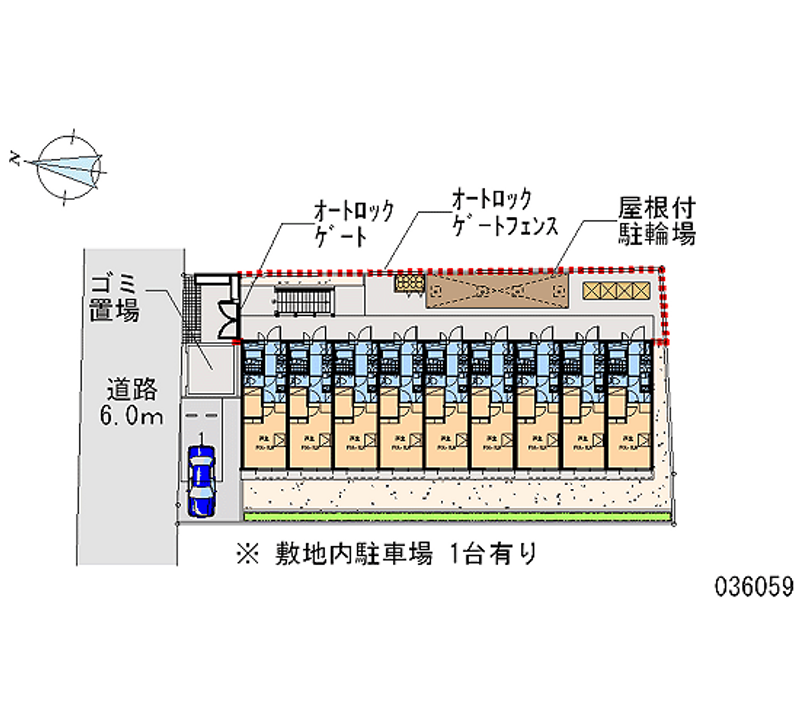 レオパレスクイント 区画図