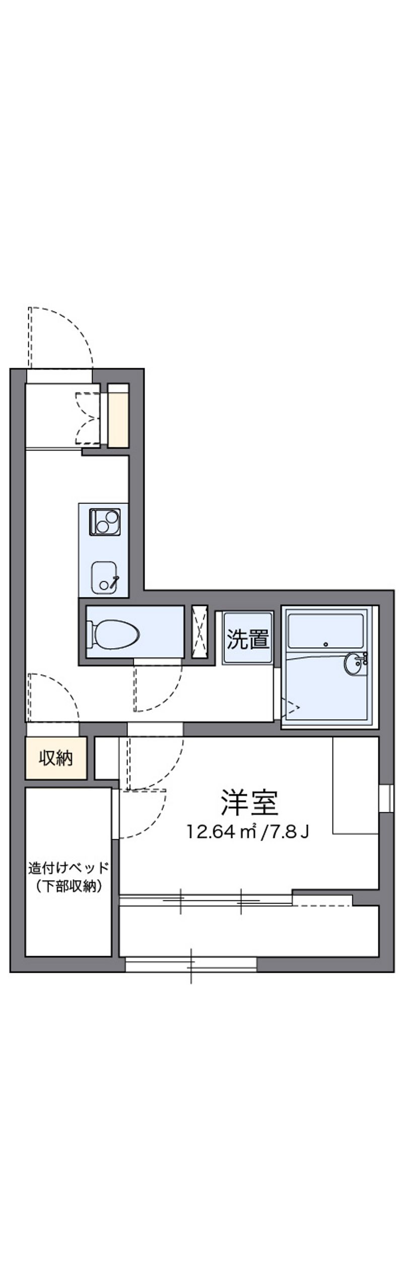 レオパレス大樹 間取図