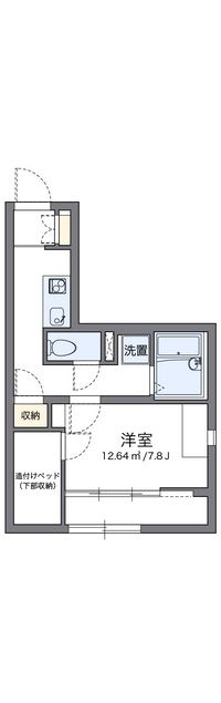 レオパレス大樹 間取り図