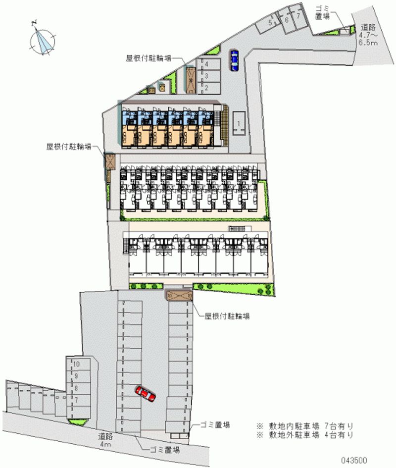 43500月租停車場