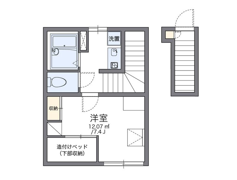 レオパレスＥＡＳＴ 間取図