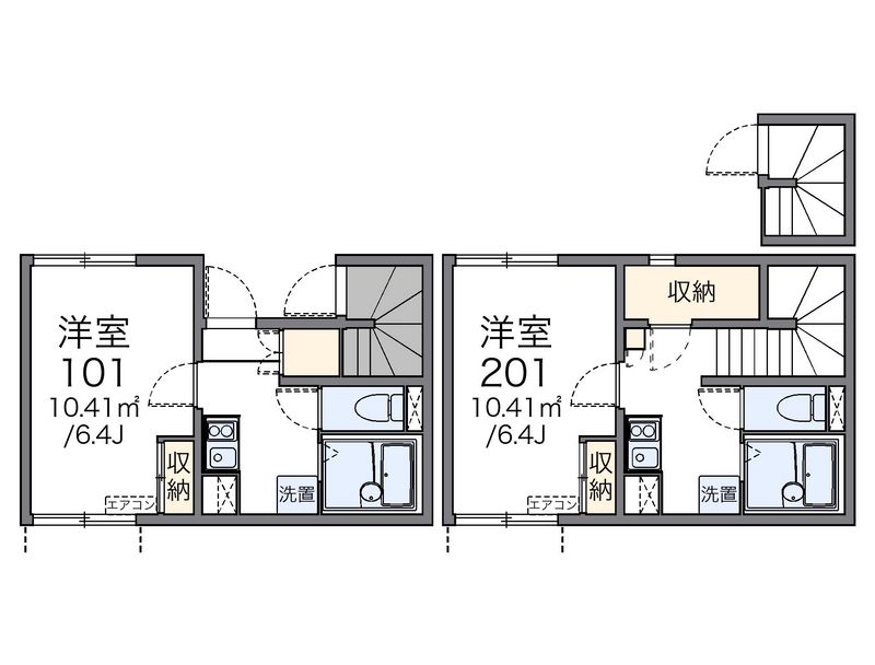 レオネクストビーチサイドＹＡＳ 間取図