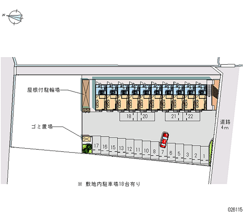 26115 Monthly parking lot