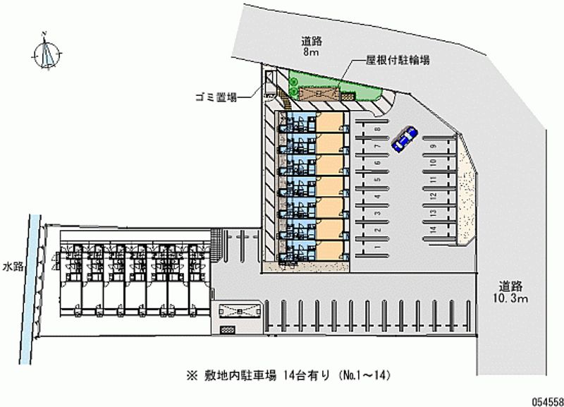 レオネクスト千住 月極駐車場