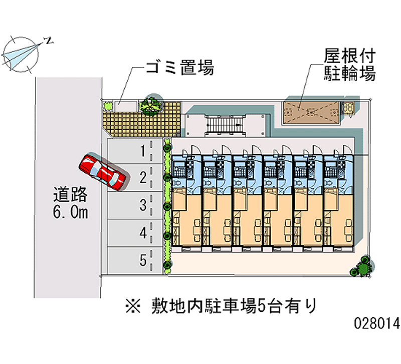 レオパレスコスモ 月極駐車場