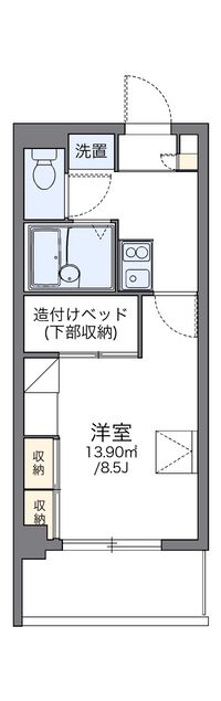 レオパレス古島ＨＩＧＡ 間取り図