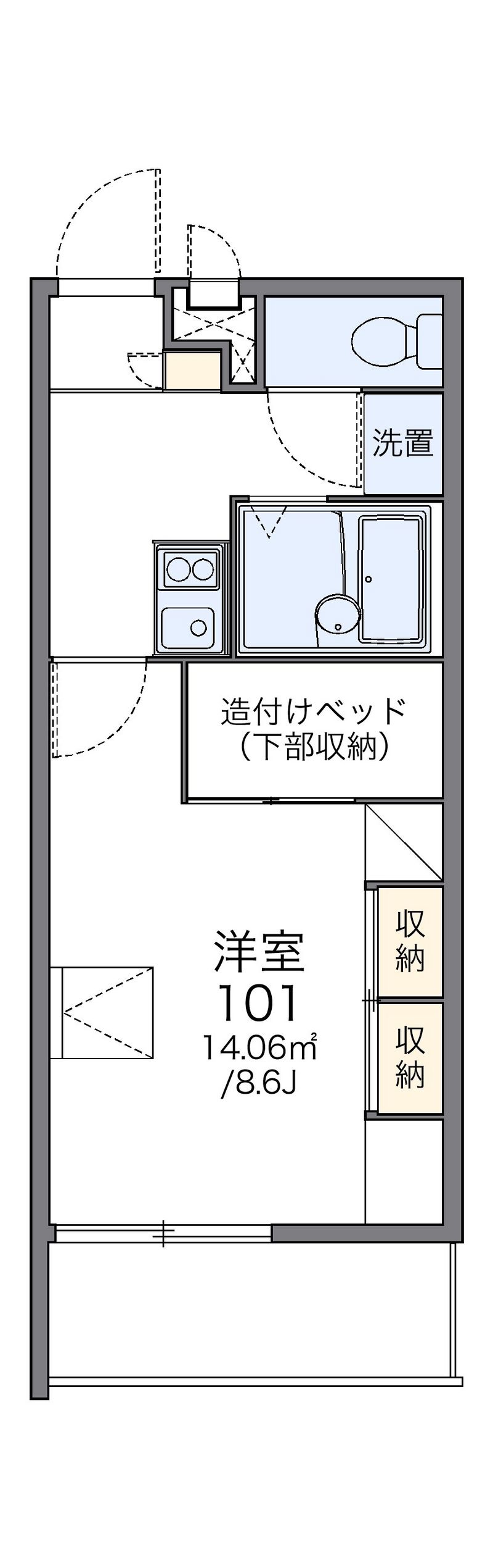 レオパレスＰｏｅｍ 間取図