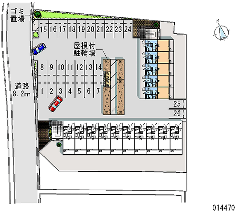 14470 Monthly parking lot