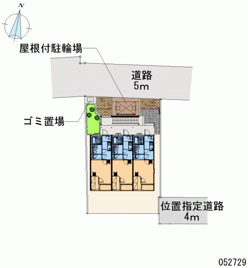 レオネクストモトウイング３ 区画図