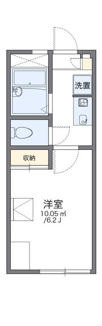 レオパレスエバラ 間取り図