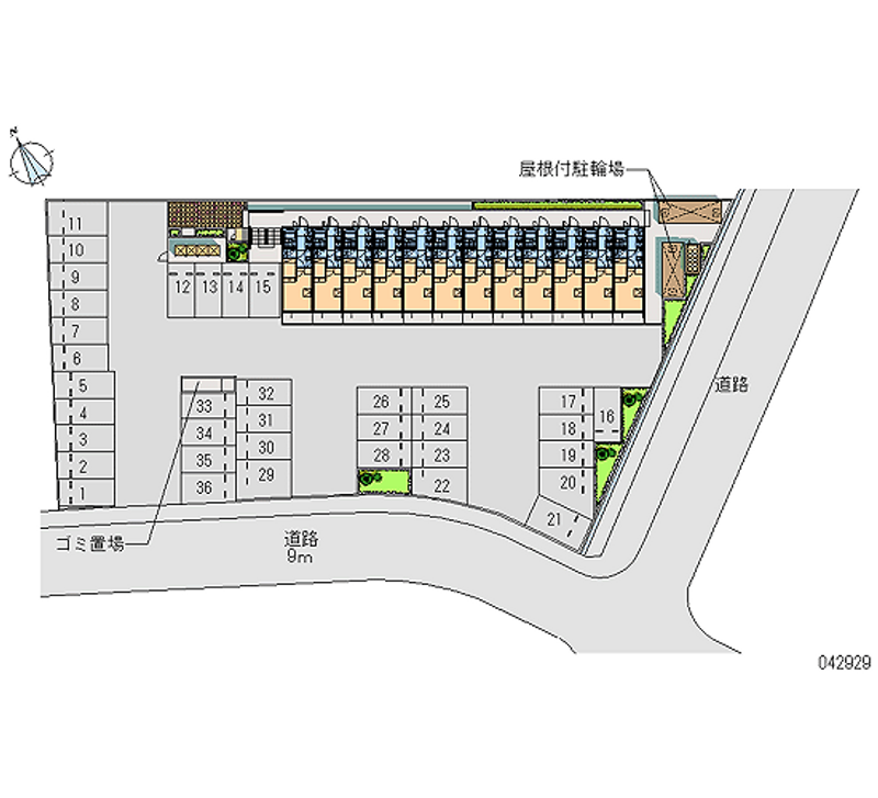 42929 Monthly parking lot