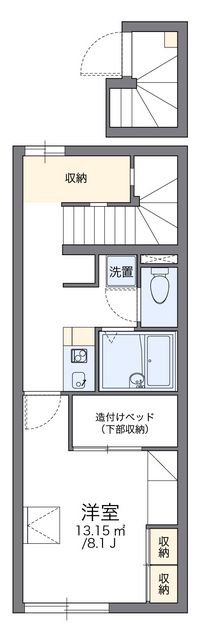レオパレスリラ　クレール 間取り図