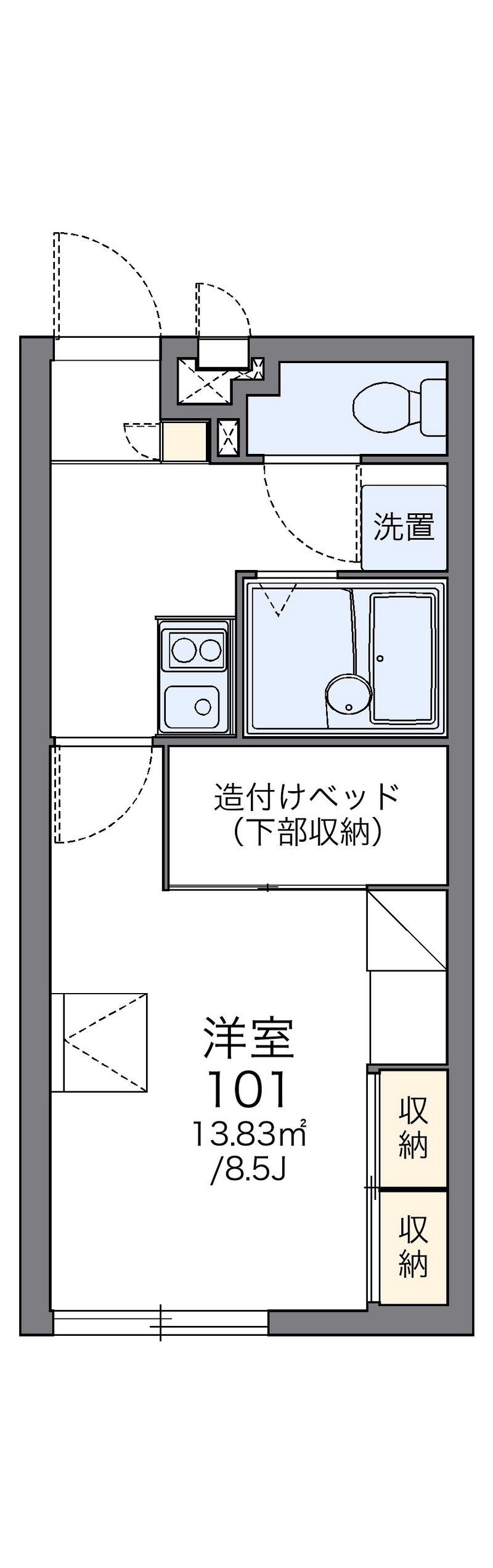 レオパレスＴｏｍｏ 間取図