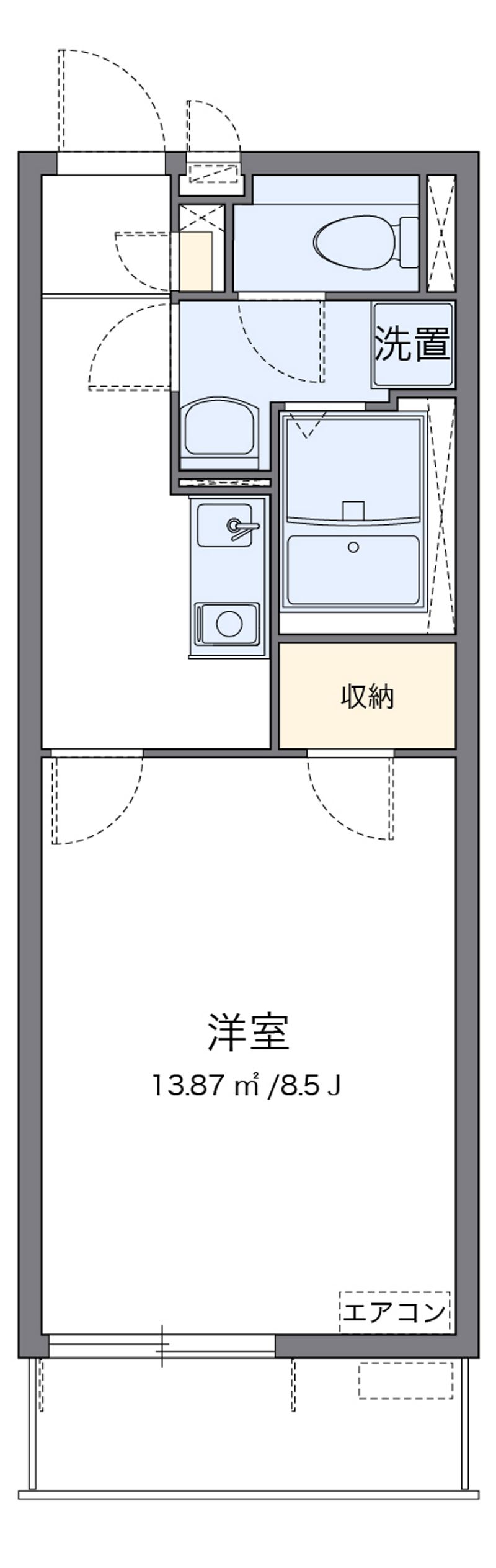 ヴィアロ谷原レジデンス 間取図