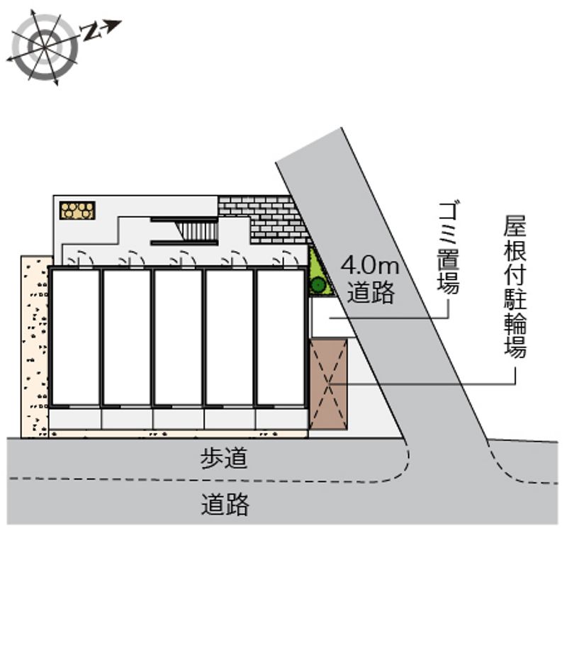 レオパレス純Ⅳ 配置図