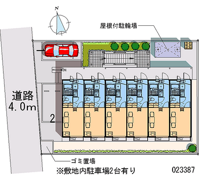 23387 Monthly parking lot