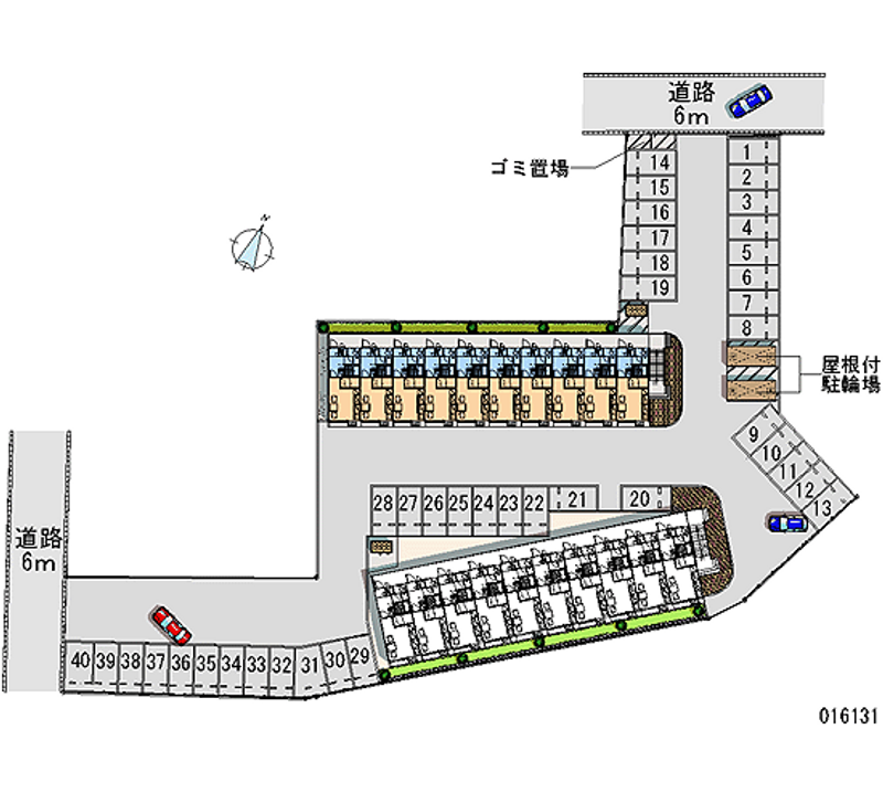 16131 Monthly parking lot