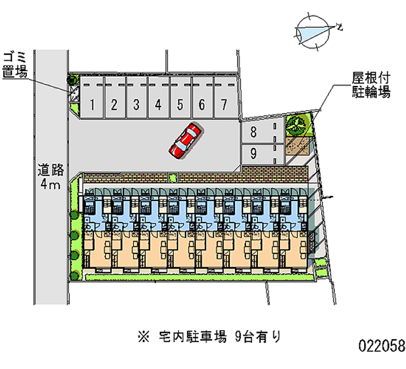 22058月租停車場