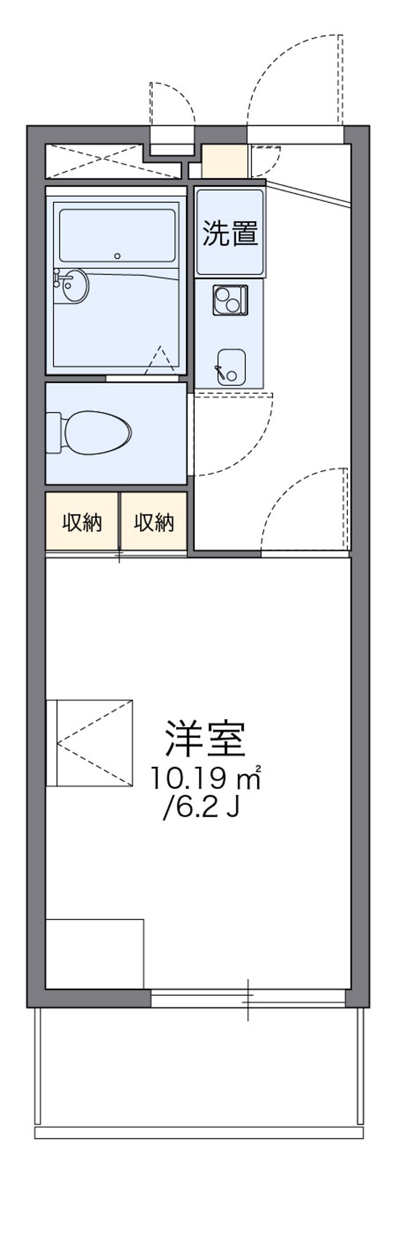 レオパレスロビン 間取図