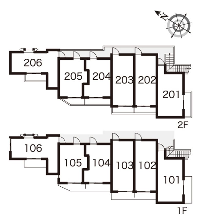 leopalace Befu 2 户型布局图