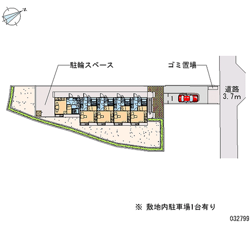 レオパレスＣＯＵＲＴ　ＤＯＬＬ 月極駐車場