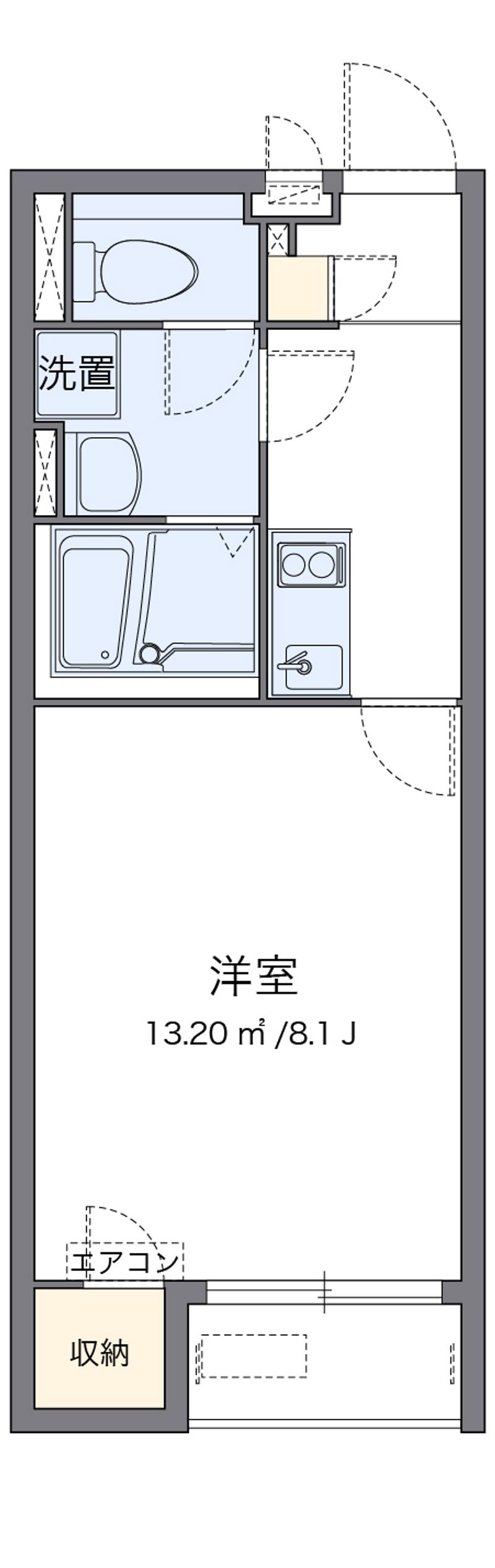 クレイノ江合 間取図