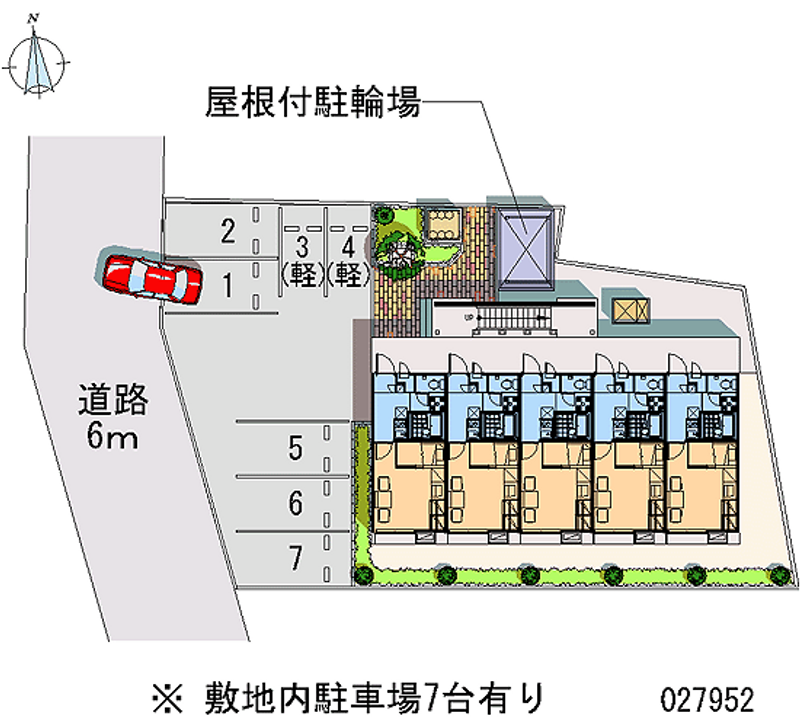 レオパレス花水木 月極駐車場