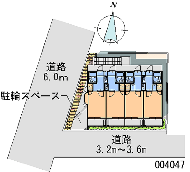 レオパレス長田 区画図
