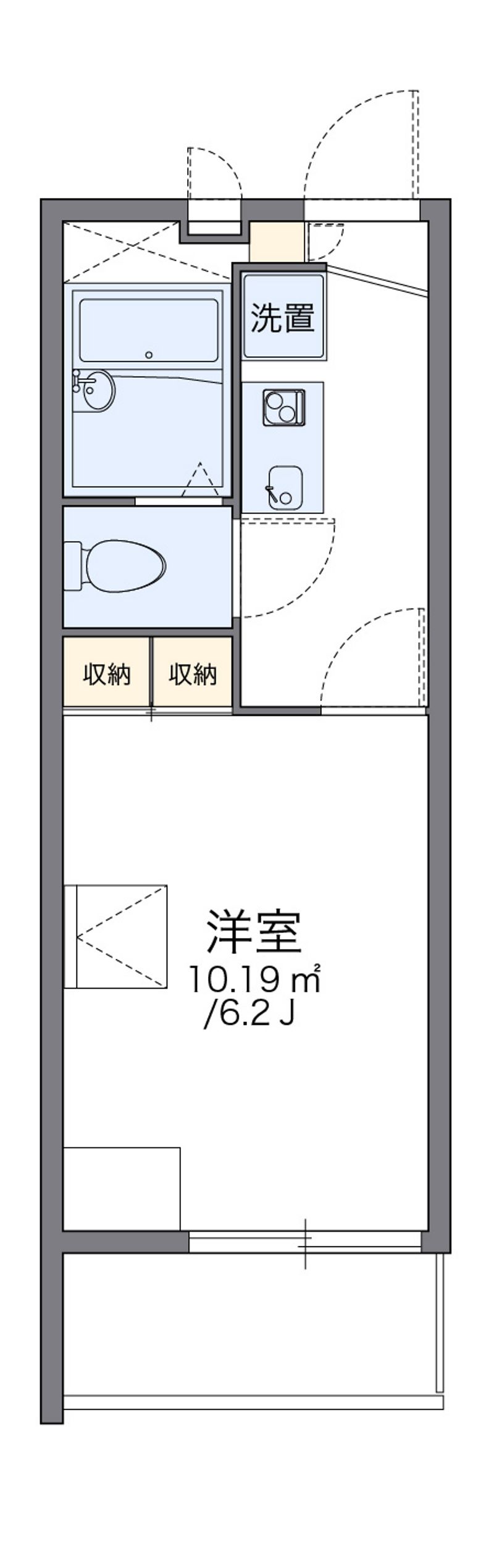 レオパレスカサグランデ 間取図