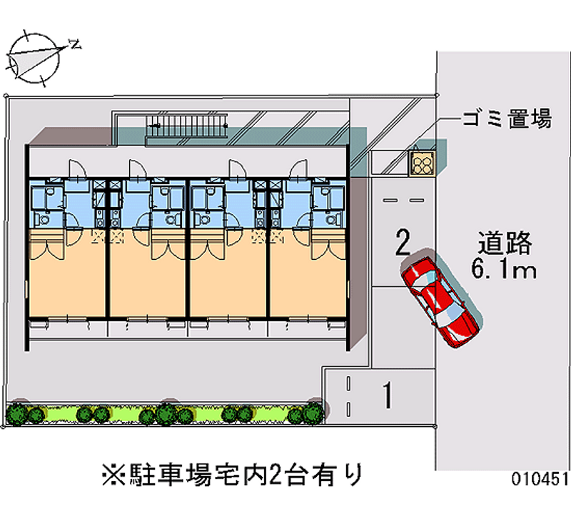 10451月租停車場