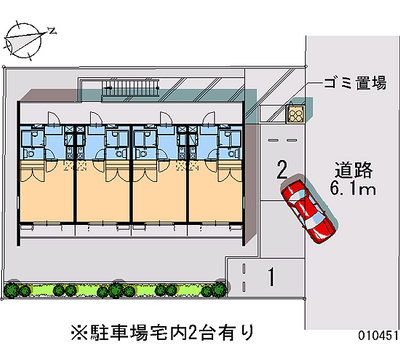 10451 Monthly parking lot