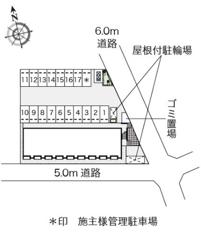 レオネクストメニーウェル岡南 駐車場