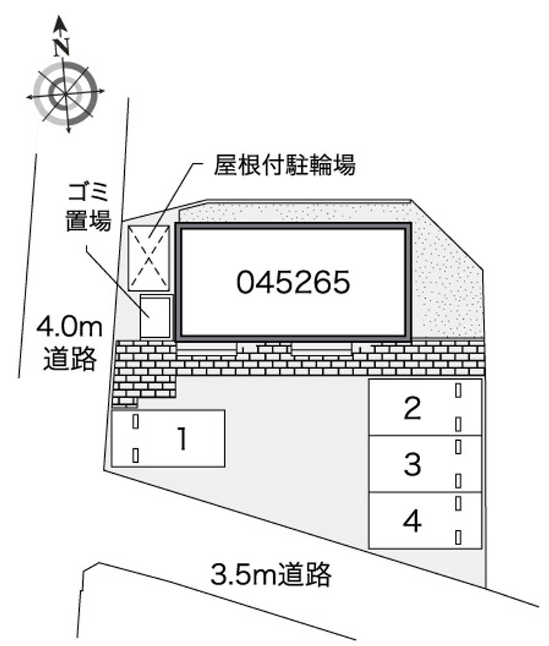レオネクストアルカディア白川Ⅳ 配置図