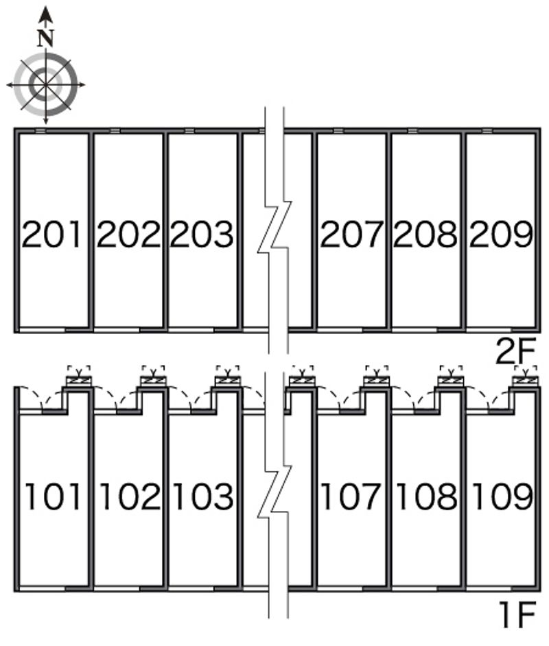 レオネクストモア　ステージⅡ 間取配置図