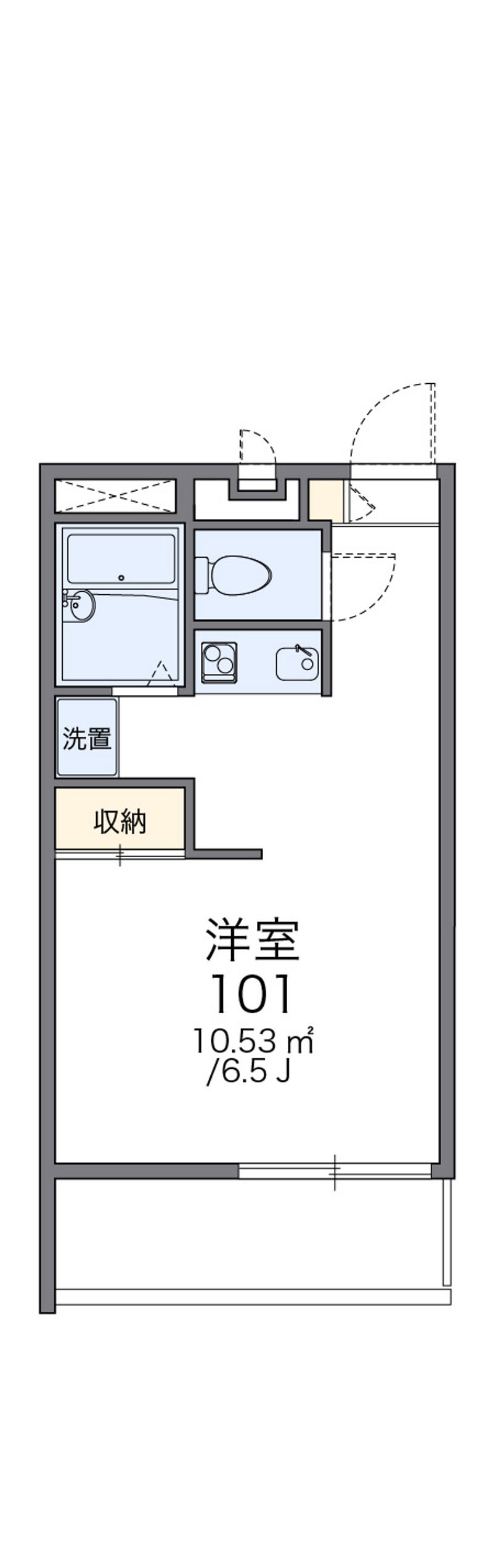 レオパレスＧＲＥＥＮ　ＧＡＢＬＥＳ 間取図
