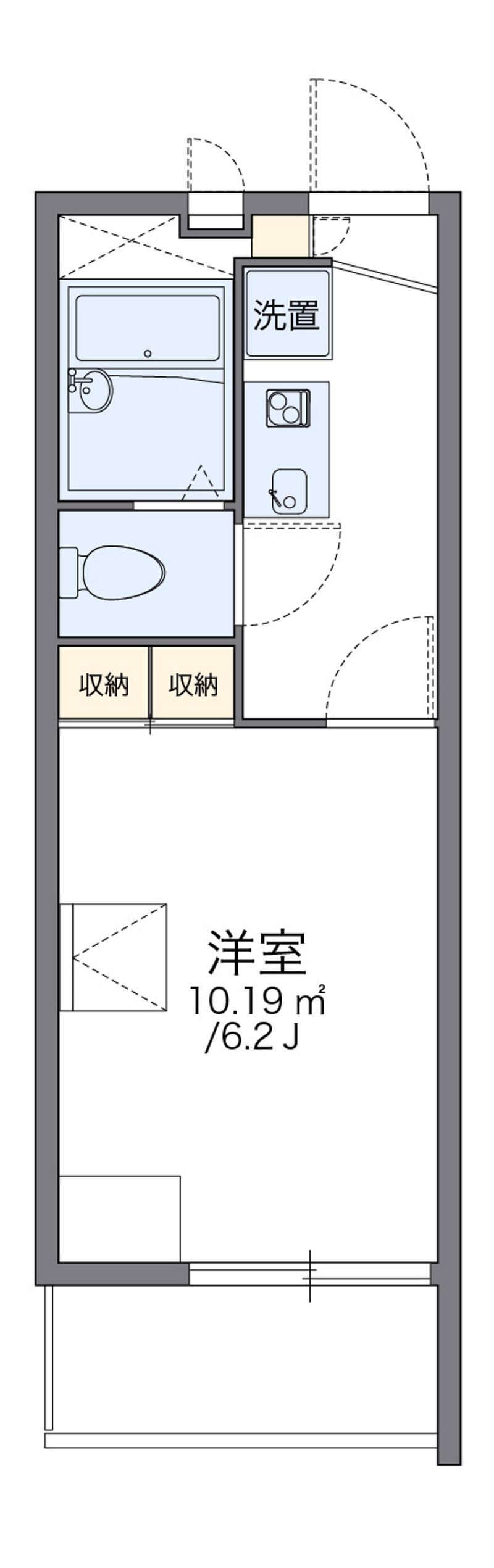 レオパレス長橋タウン 間取図