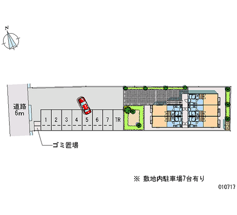 10717 bãi đậu xe hàng tháng