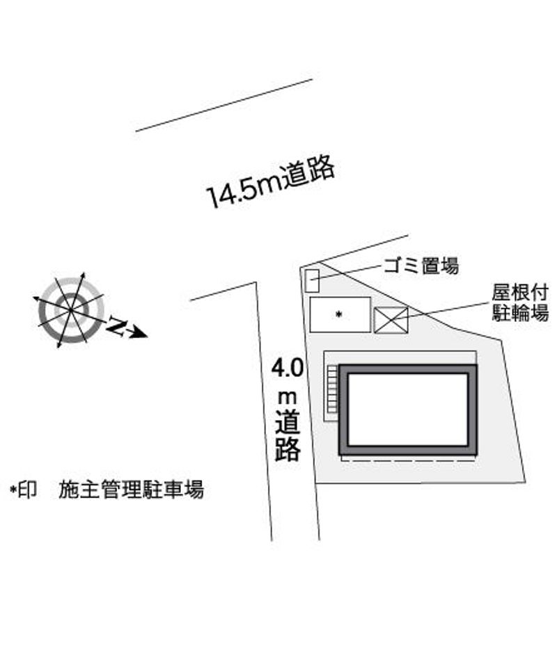 レオパレスアビテⅢ 配置図