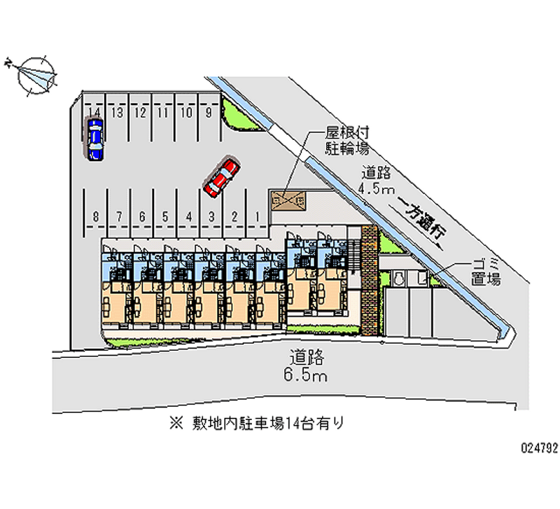 24792 Monthly parking lot