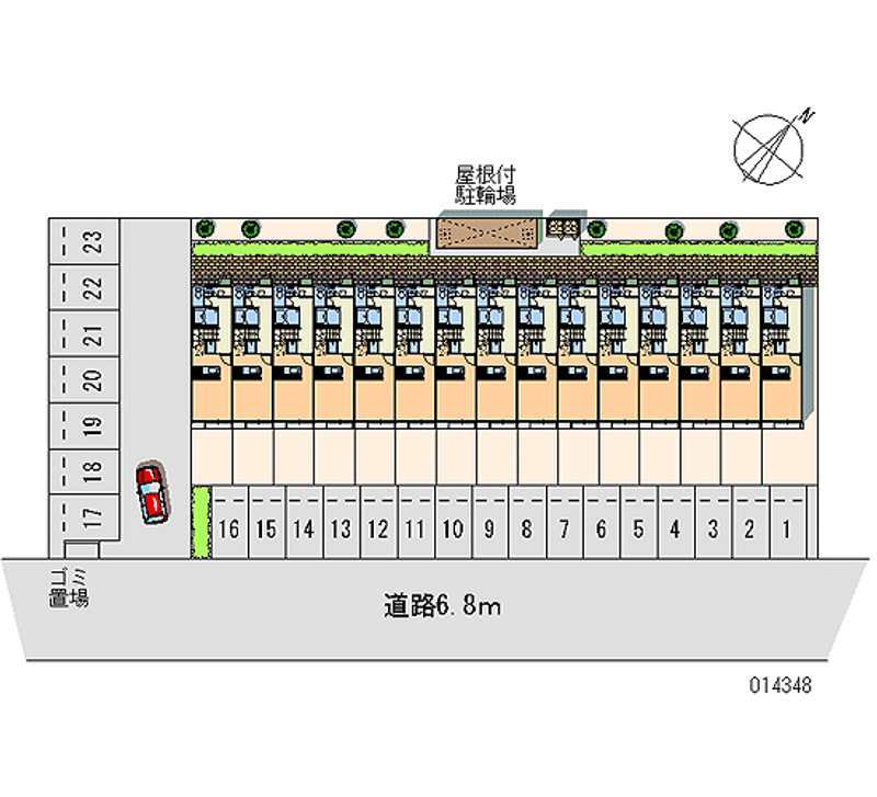 レオパレス大樹寺 月極駐車場