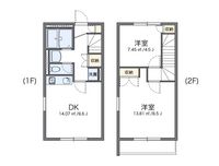 レオパレスピュアベリー 間取り図