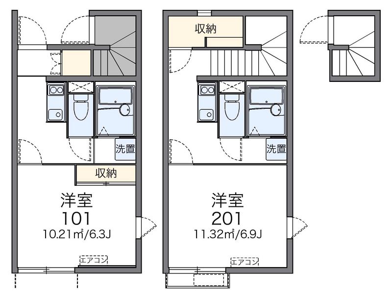 レオネクスト萩原 間取図
