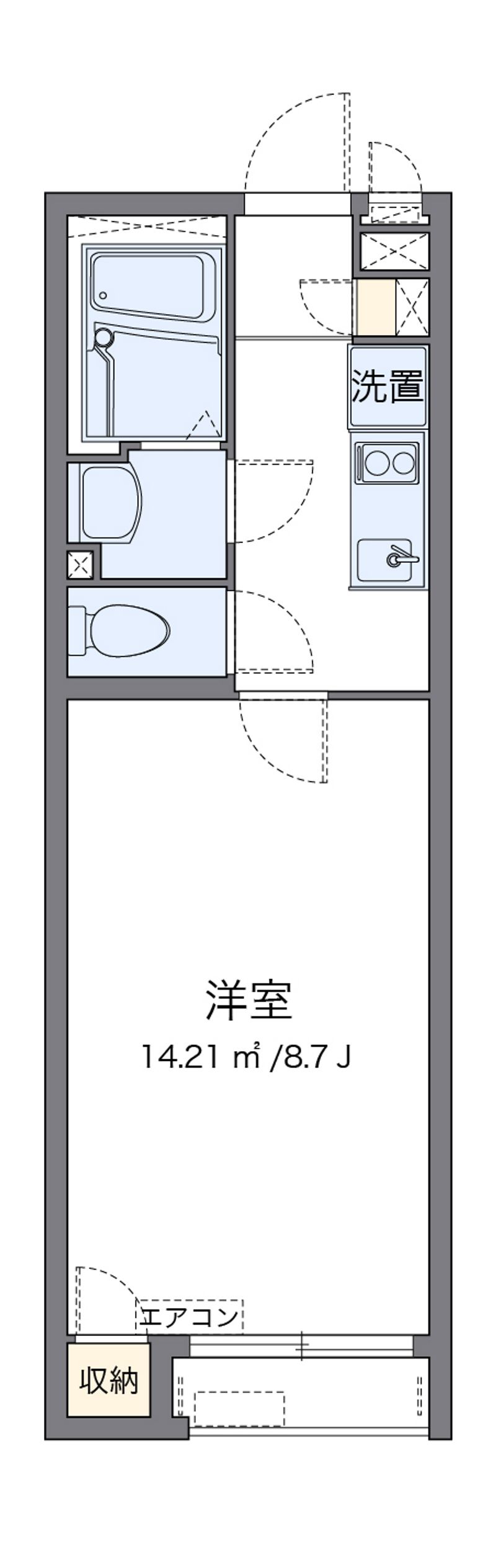 クレイノ柚子 間取り