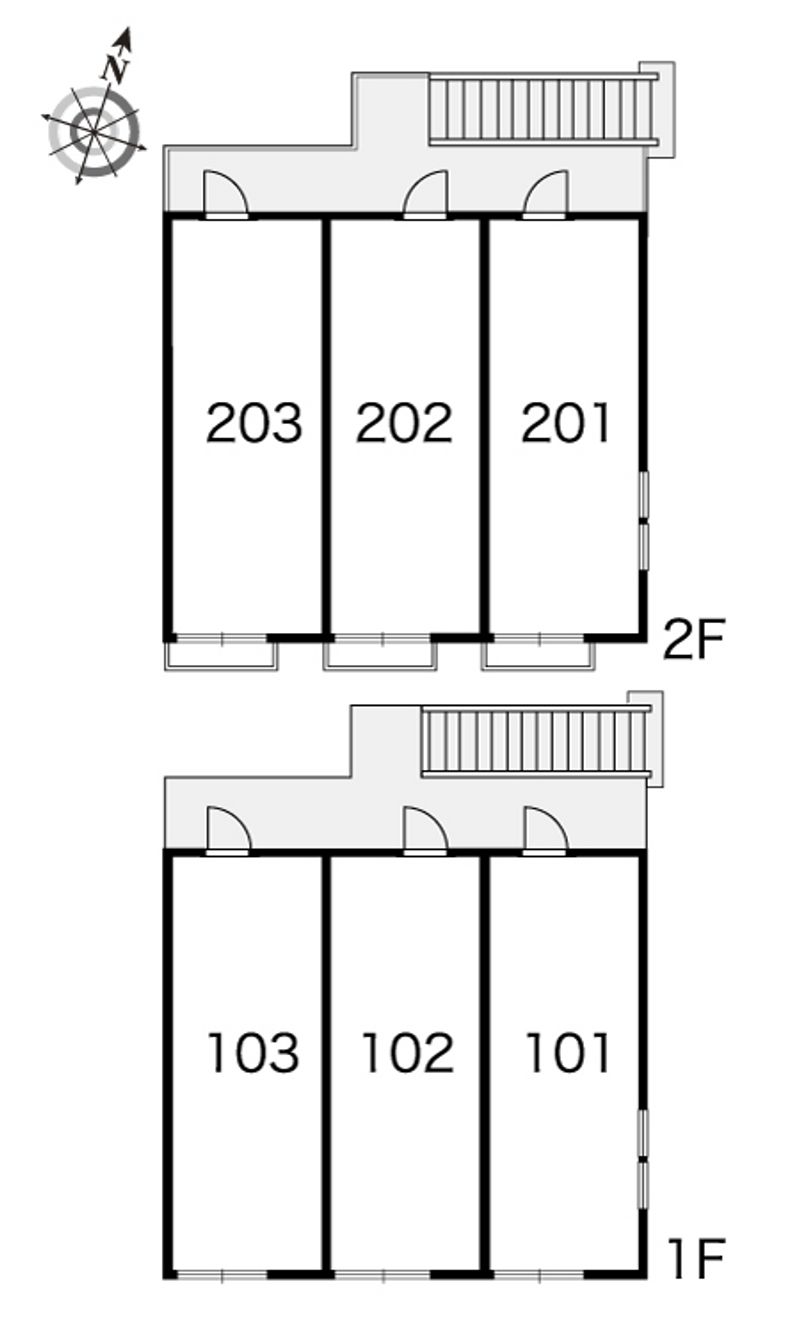 レオパレス榎 間取配置図