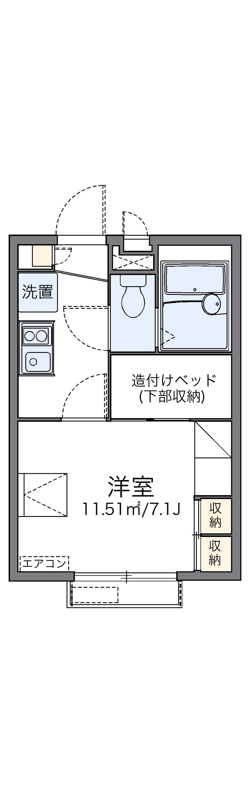 レオパレスＯＭＯＴＥⅢ 間取り