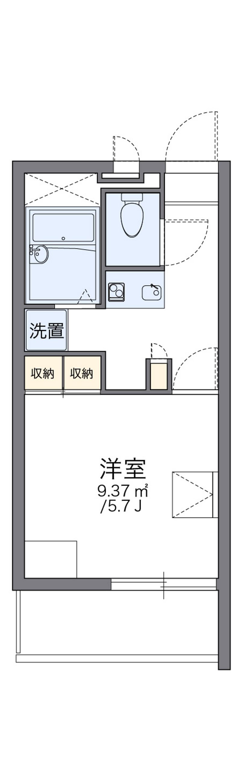 レオパレス愛 間取図