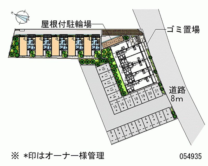 レオネクストひだまりⅠ 区画図
