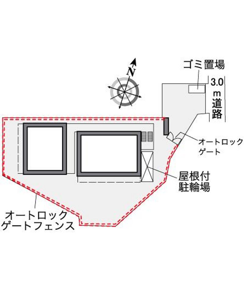 レオパレスシャルール 配置図